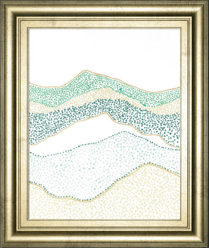 22x26 Terra Dots I By Vanna Lam - White