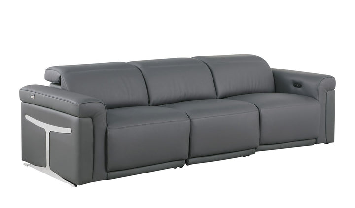 1126 - 3-Piece Modular Power Reclining Sofa In With 2 Power Recliners &amp; Power Headrests