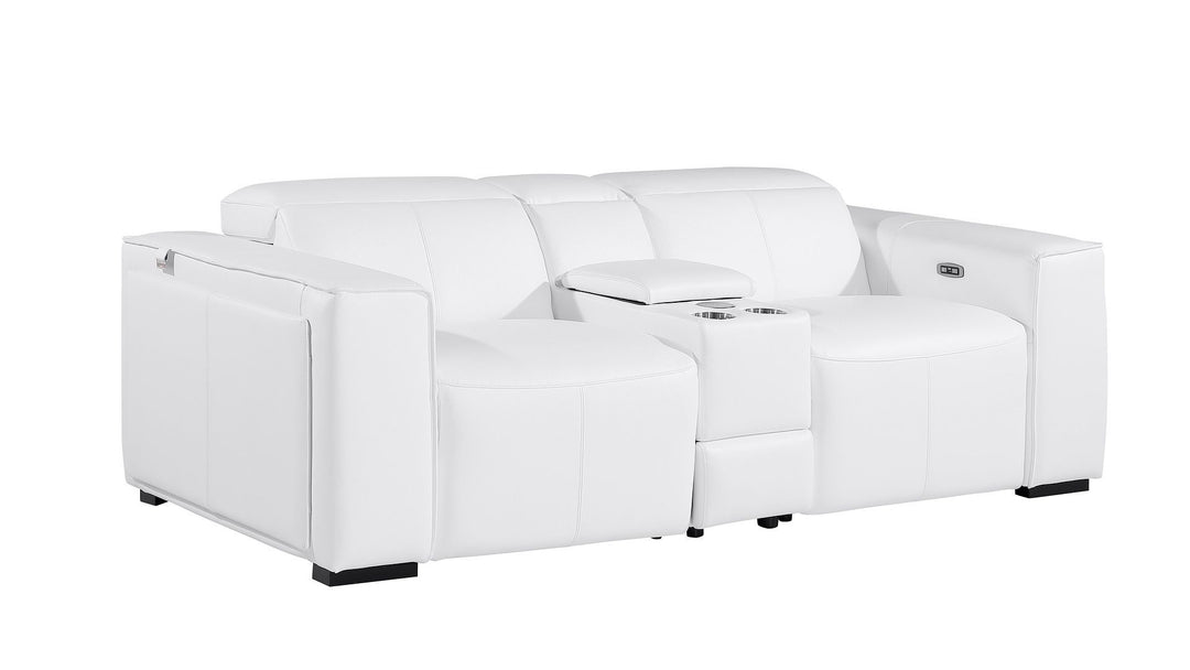 1224 - 3-Piece Modular Power Reclining Loveseat In With 2 Power Recliners &amp; Power Headrests