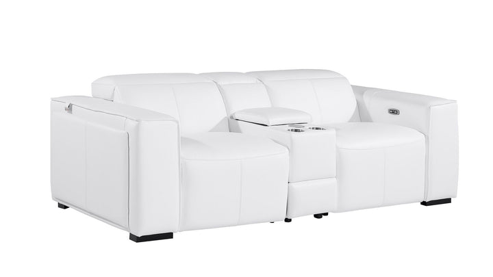 1224 - 3-Piece Modular Power Reclining Loveseat In With 2 Power Recliners &amp; Power Headrests