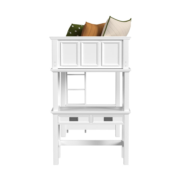 Hampton Kids - Loft With Ladder And Desk With Speaker