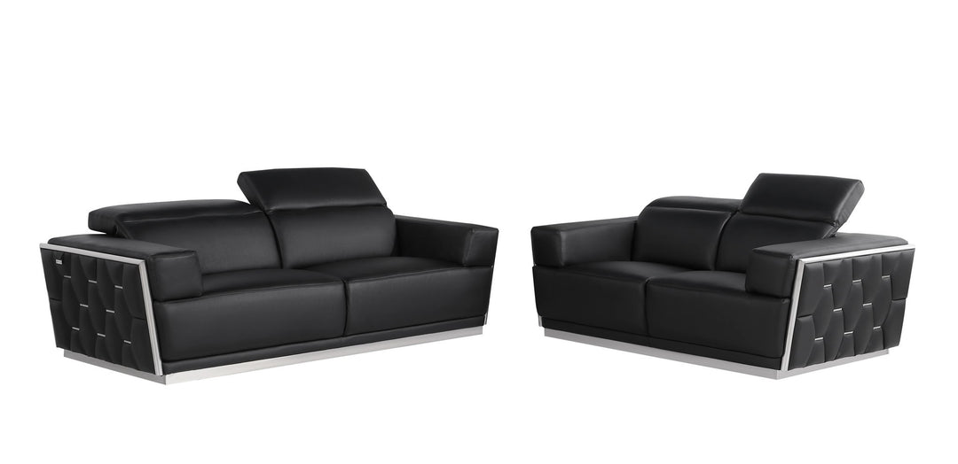1111 - Leather Living Room Set