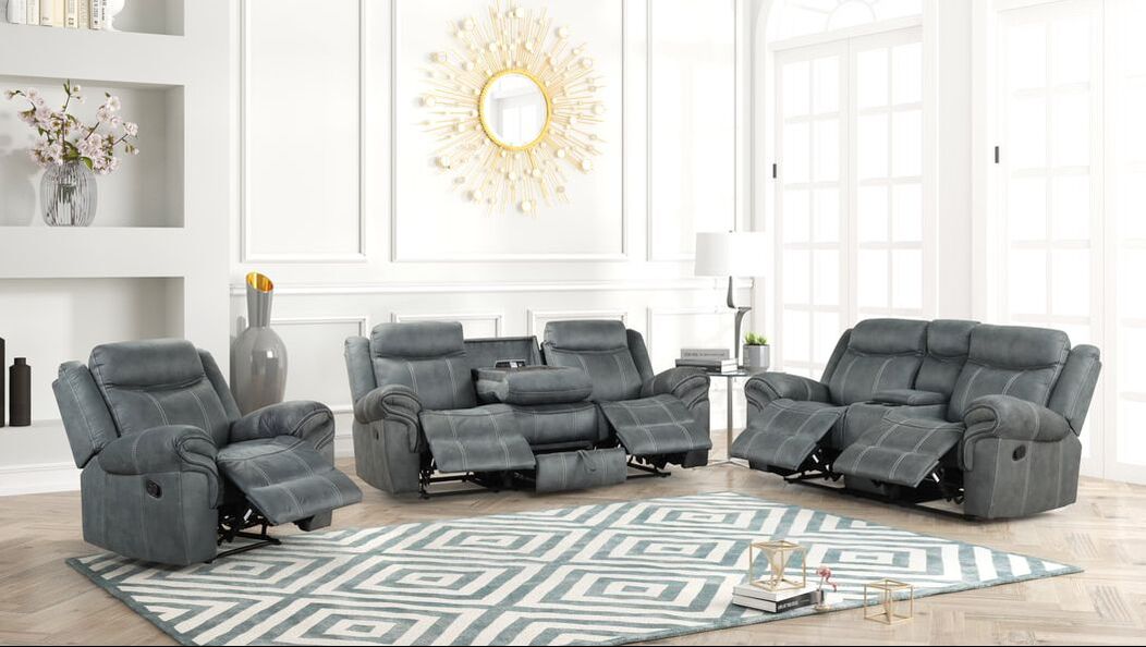 Andres Brown - 3pc Reclining Living Room Set