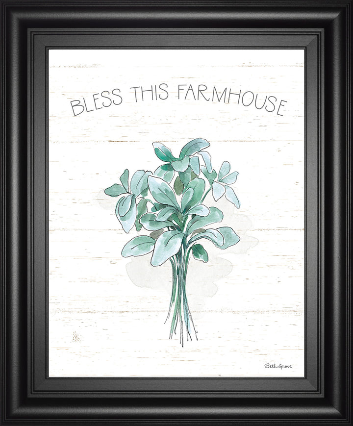 Farmhouse Cotton VI By Beth Grove - Framed Print Wall Art - White