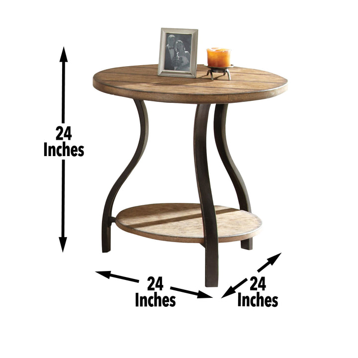 Denise - 3 Piece Table Set - Brown