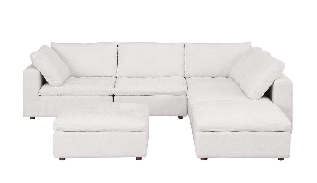 1100 - 6-Piece 3-Seat Sectional (Italian Fabric)