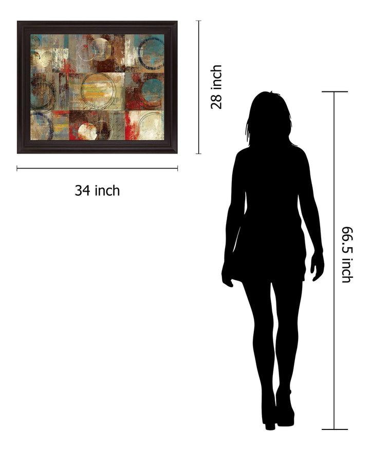 Eclipsed Mosaic - 28" x 34" Framed Wall Art