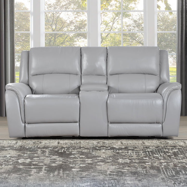 Alexandria - Power Reclining Console Loveseat