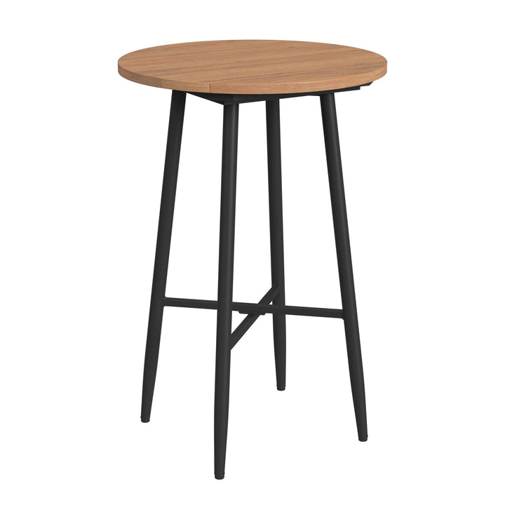 Bayhill - Bar Table - Black / Light Brown
