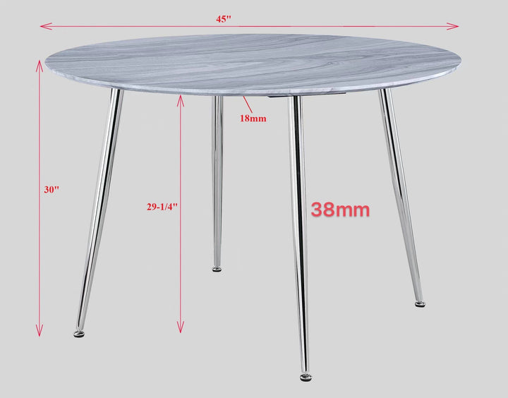 Tola - Dining Table - Gray