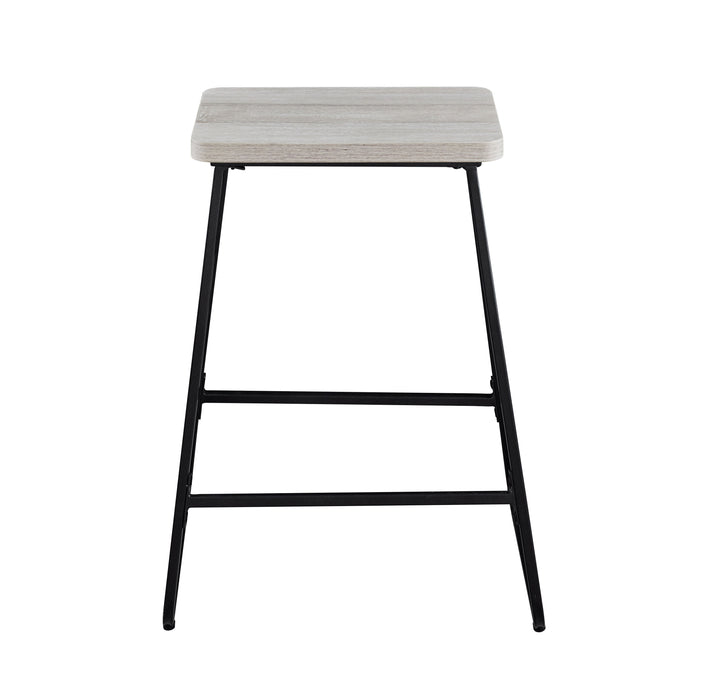 Carson - Counter Stool (Set of 2) - Pearl Silver