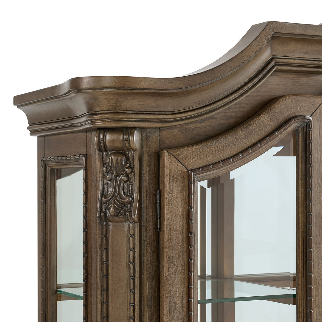 Madison Park - Server &amp; Hutch With Led - Walnut