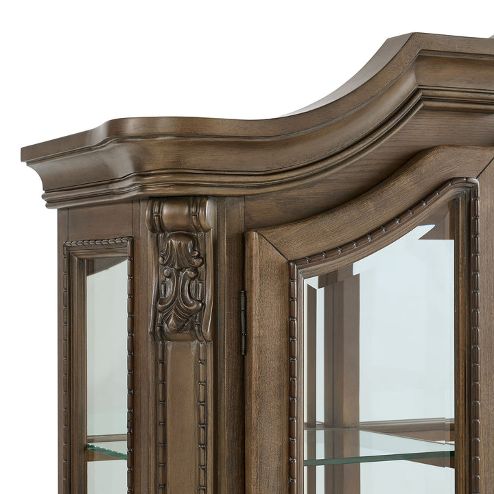 Madison Park - Server &amp; Hutch With Led - Walnut