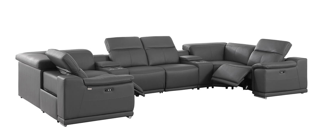 9762 - 8-Piece U-Shaped Sectional Sofa With 2 Power Recliners