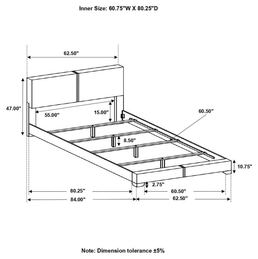 Conner - Upholstered Panel Bed