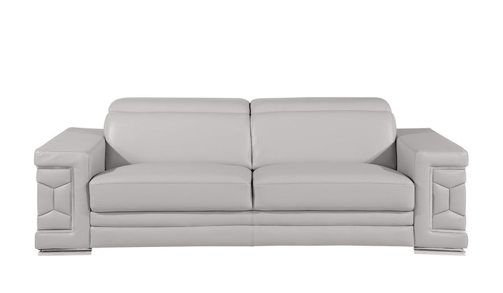 296 - Leather Sofa