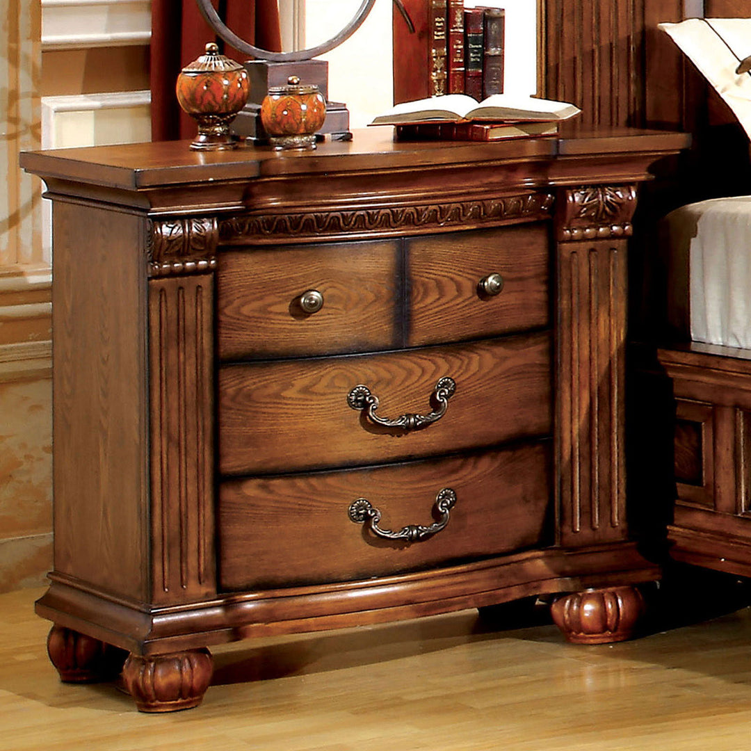 Bellagrand - Nightstand - Antique Tobacco Oak