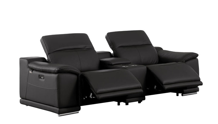9762 - 3-Piece Modular Power Reclining Console Loveseat With 2 Power Recliners In