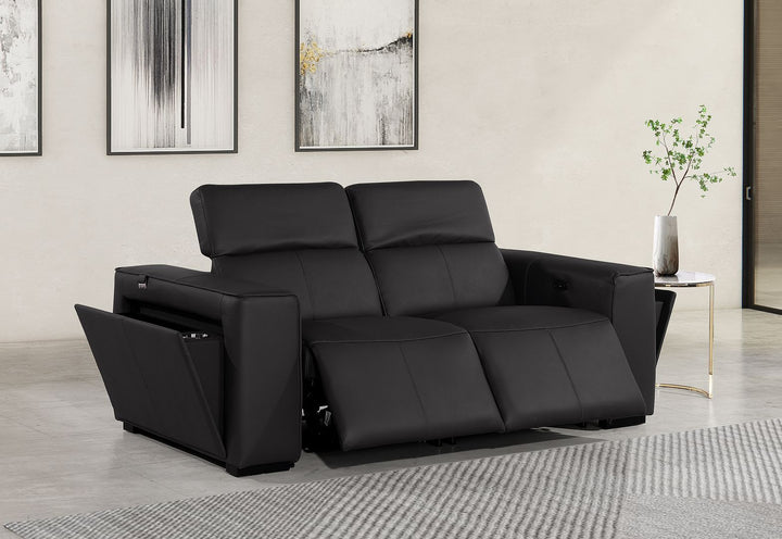 1224 - 2-Piece Modular Power Reclining Loveseat In With 2 Power Recliners &amp; Power Headrests