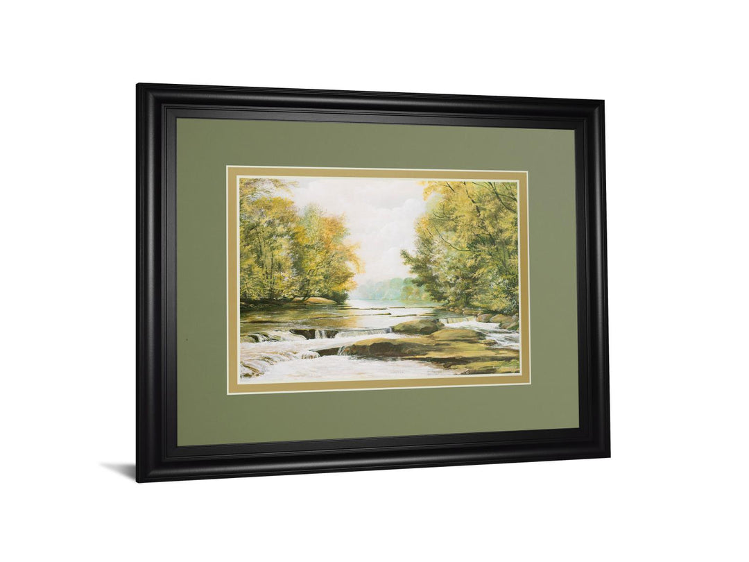 Fireman's Park By Bruce Nawrocke - Framed Print Wall Art - Green