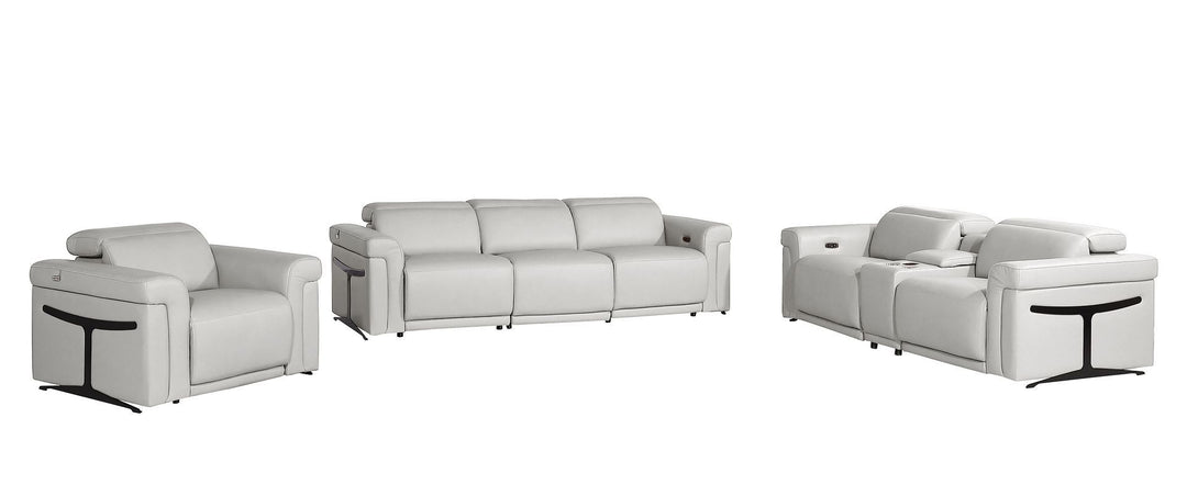 1126 - 7-Piece Modular Power Reclining Sofa, Loveseat &amp; Chair Set In With 6 Power Recliners &amp; Power Headrests