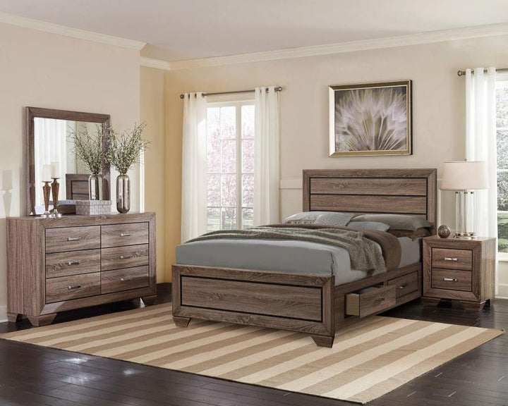 Kauffman - Transitional Storage Bed Bedroom Set