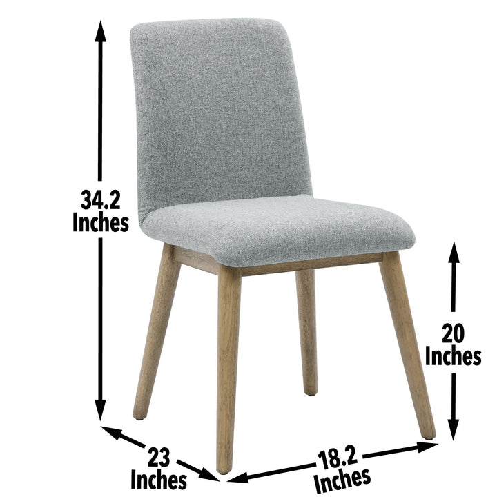 Vida - Polyester Side Chair (Set of 2) - Gray