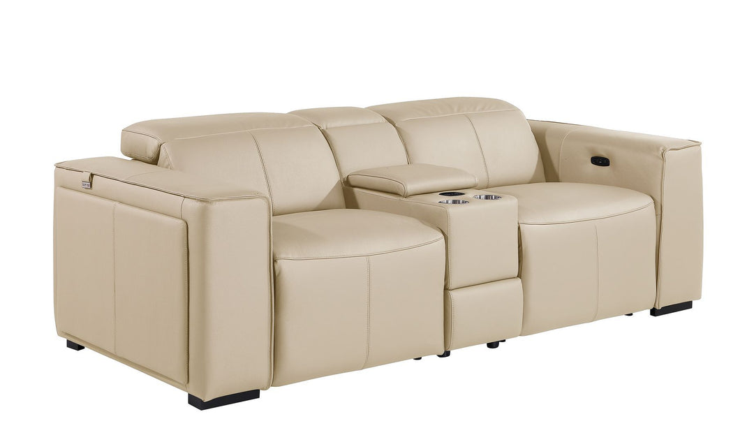 1224 - 3-Piece Modular Power Reclining Loveseat In With 2 Power Recliners &amp; Power Headrests
