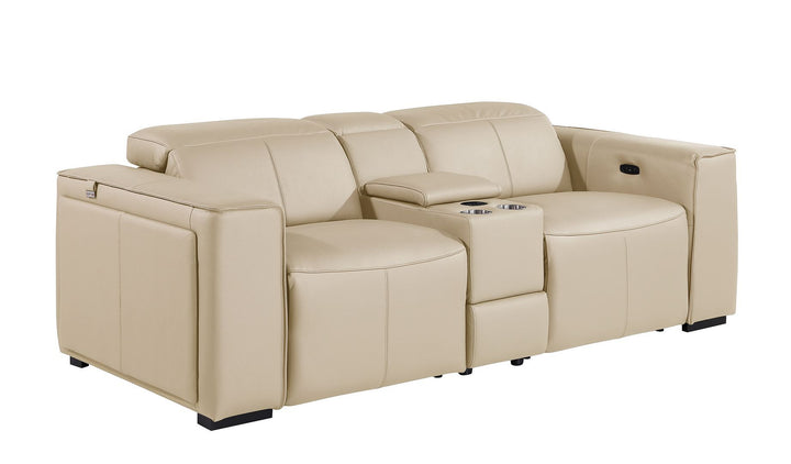 1224 - 3-Piece Modular Power Reclining Loveseat In With 2 Power Recliners &amp; Power Headrests