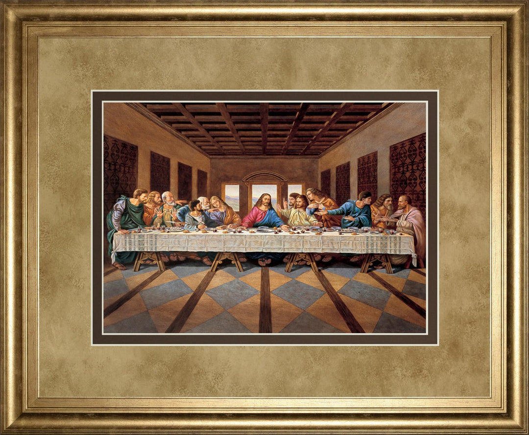 Golden Gathering - 34" x 40" Framed Wall Art