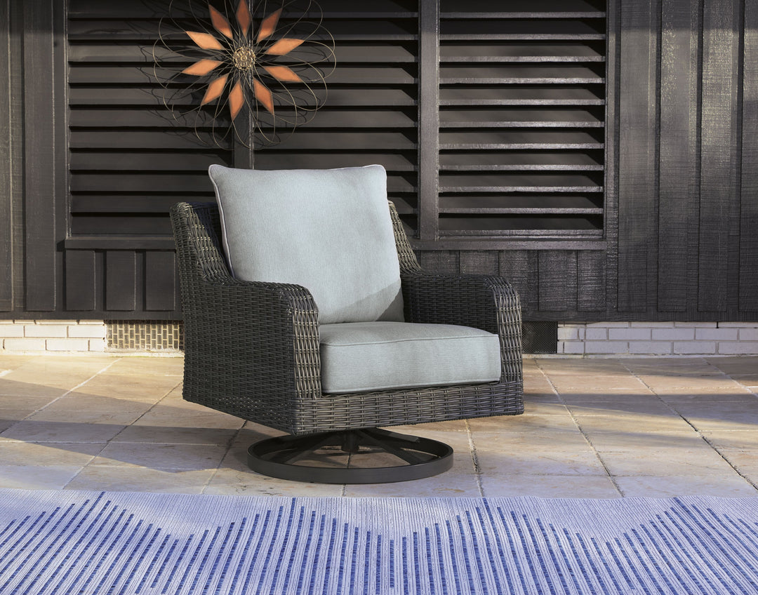 Elite Park - Gray - Swivel Lounge W/ Cushion