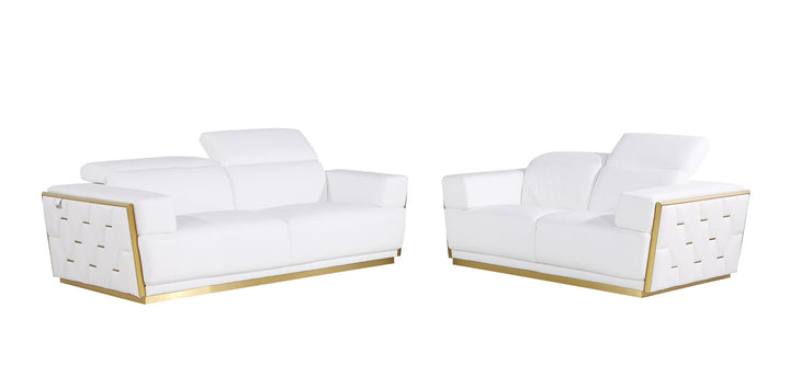 1111 - Leather Living Room Set