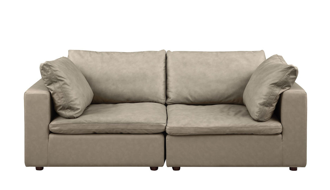 1100 - Modular Loveseat (Top-Grain Italian Leather)