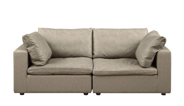 1100 - Modular Loveseat (Top-Grain Italian Leather)