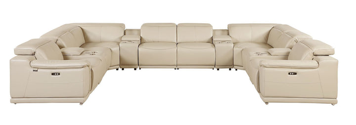 9762 - 12-Piece U Shaped Sectional Sofa With 4 Power Recliners