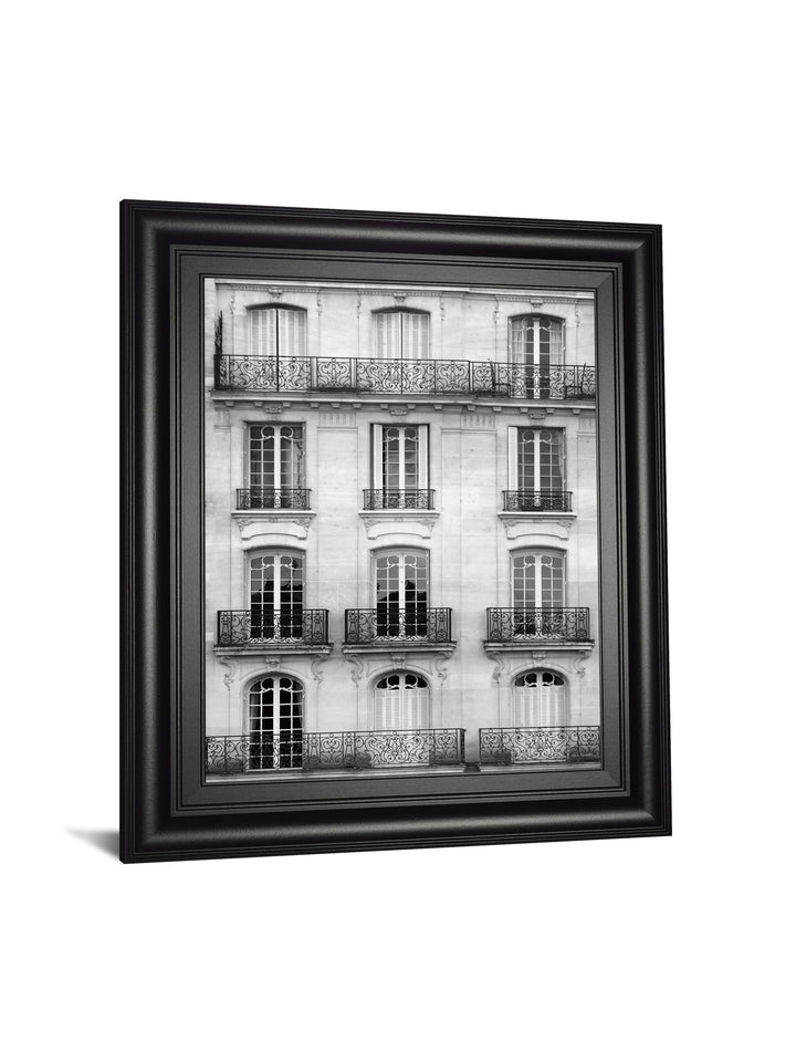Across The Street I By Laura Marshall - Framed Print Wall Art - Dark Gray