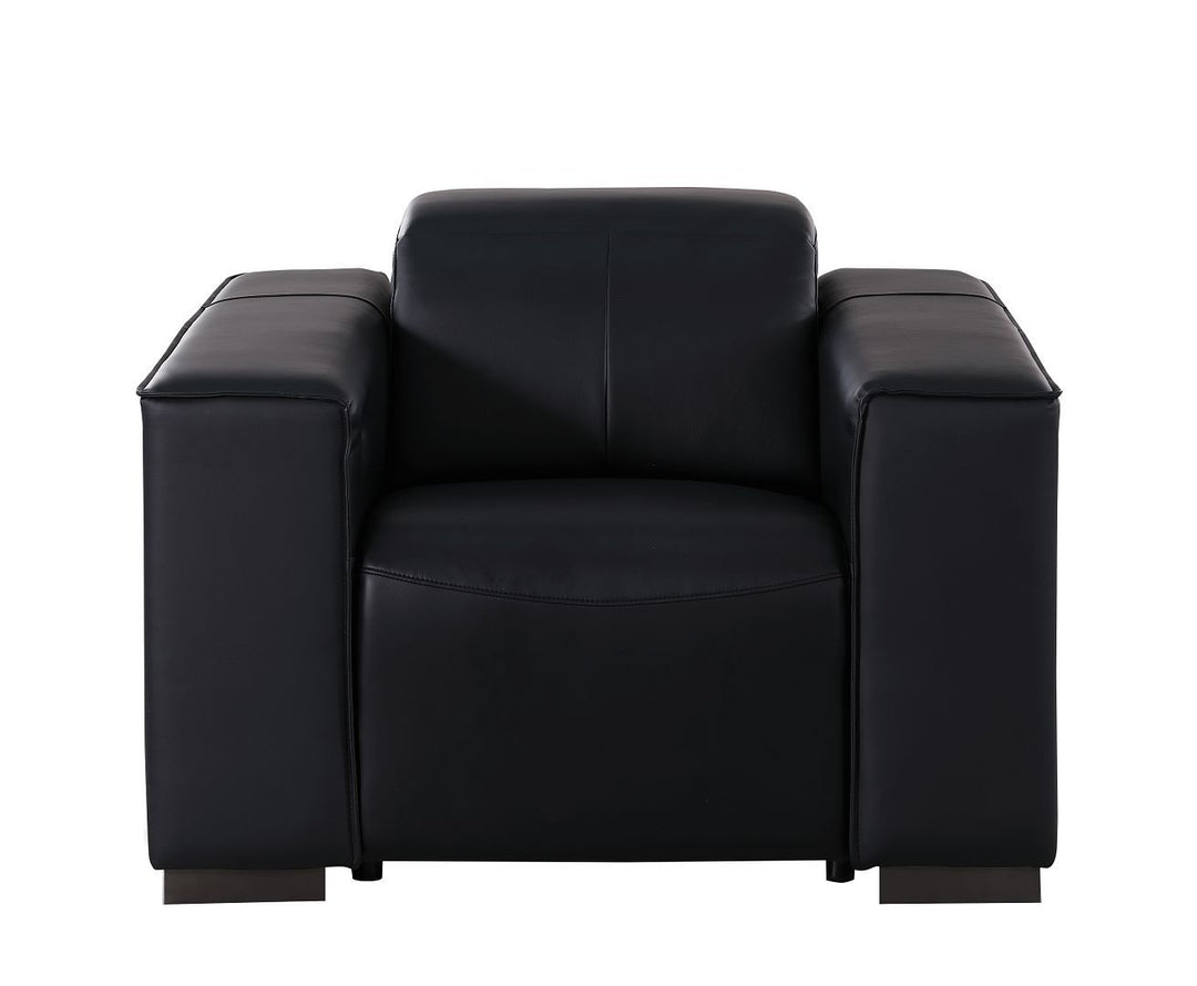 1208 - Leather Power Reclining Chair With Power Headrest