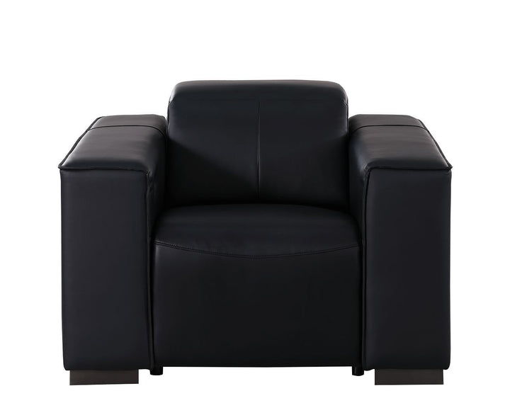 1208 - Leather Power Reclining Chair With Power Headrest