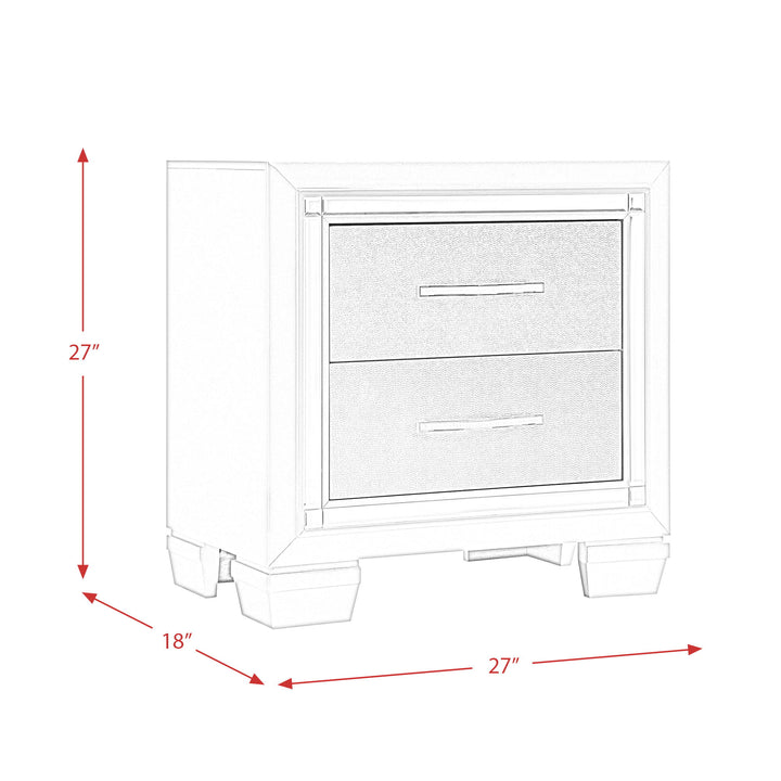 Platinum - Nightstand - Сhampagne