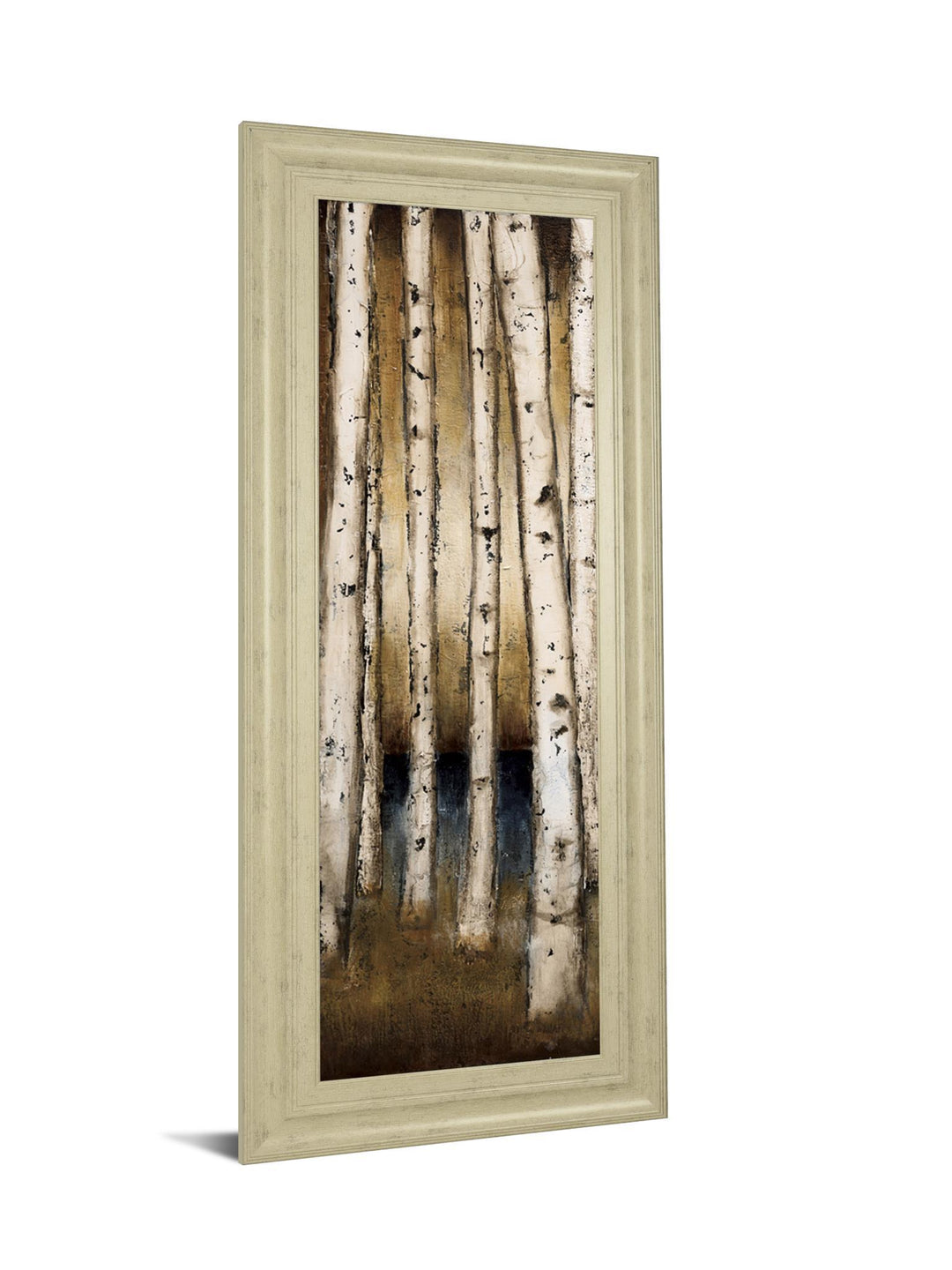 Birch Landing I By St Germain - Framed Print Wall Art - White