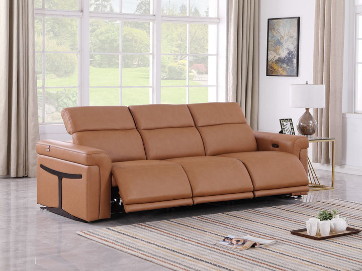 1126 - 3-Piece Modular Power Reclining Sofa In With 3 Power Recliners &amp; Power Headrests