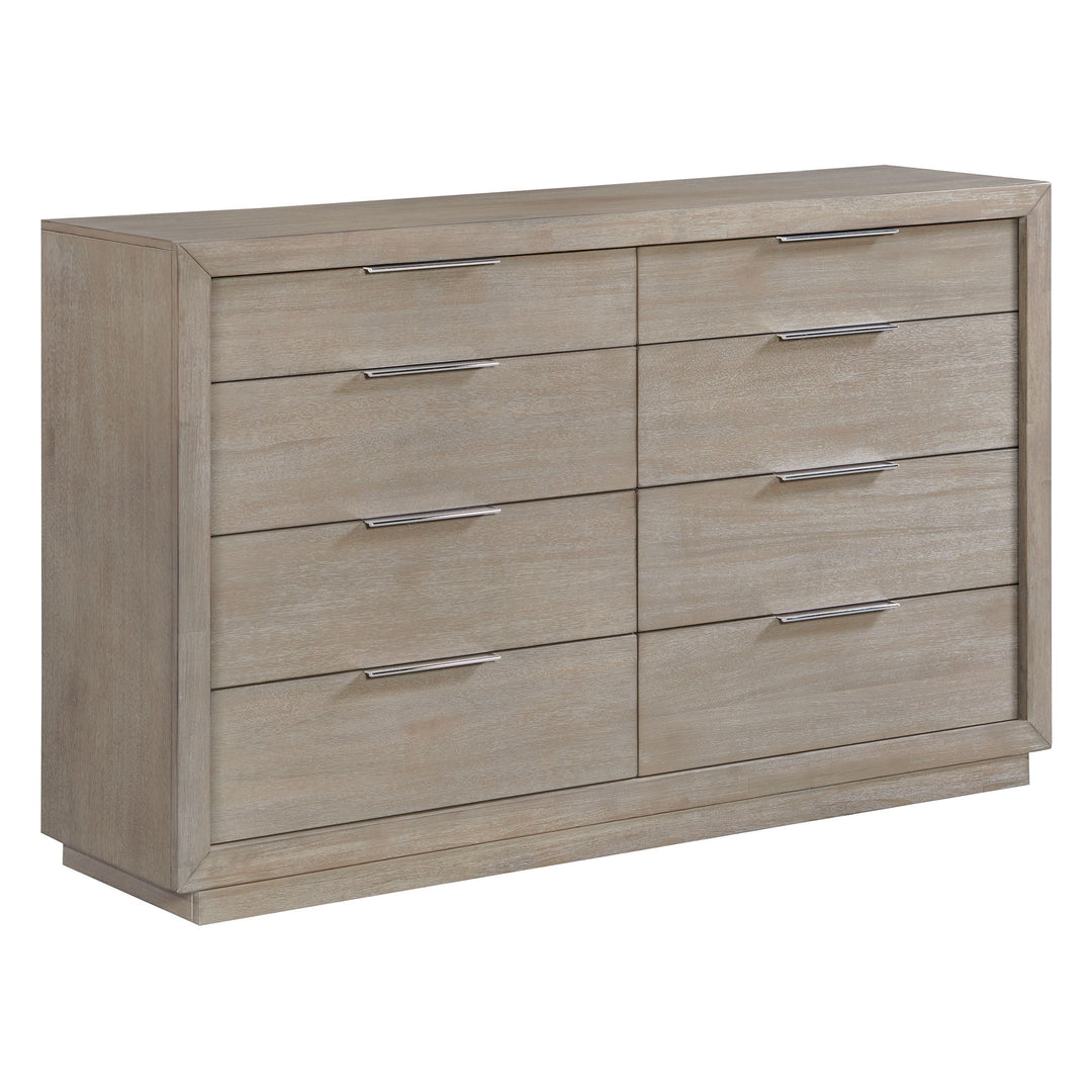 Arcadia - 8-Drawer Dresser - Grey