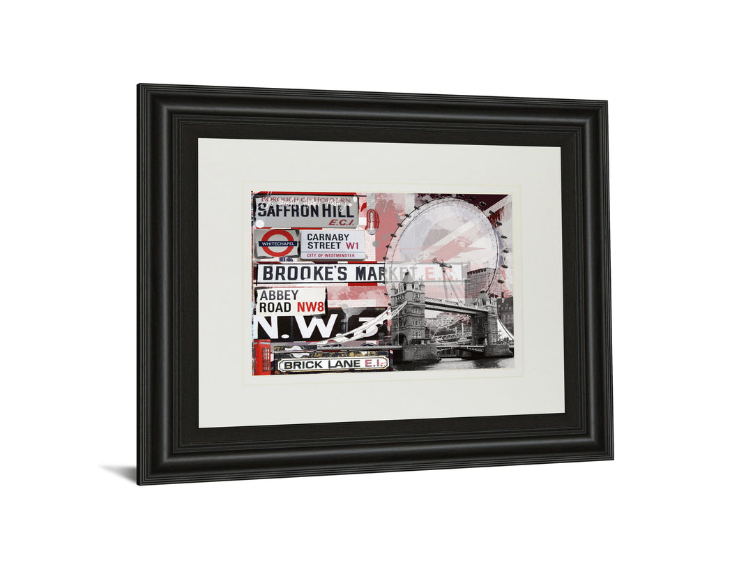 Saffron Hill By Andrew Cotton - Framed Print Wall Art - Gray