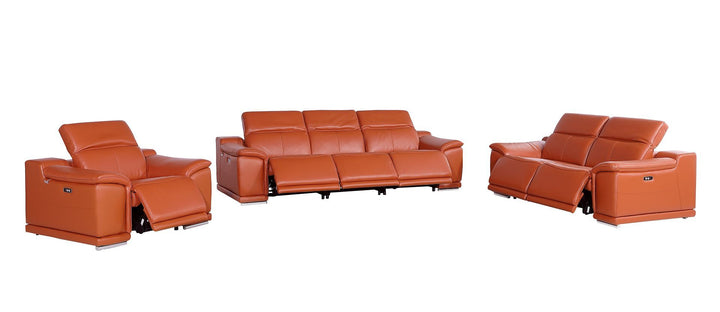 9762 - 6-Piece Modular Power Reclining Sofa, Loveseat And Chair Set With 6 Power Recliners In