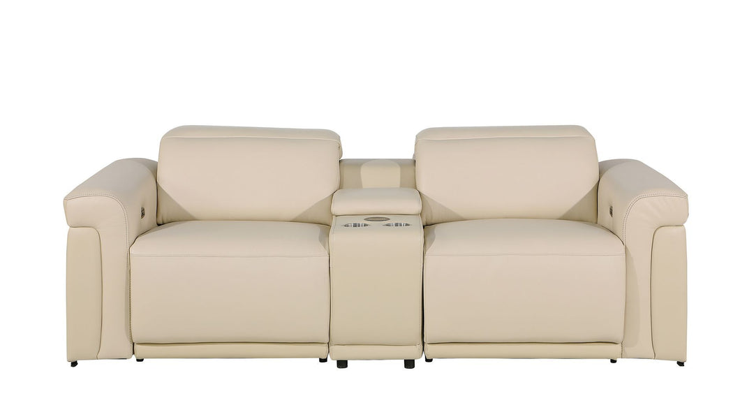 1126 - 3-Piece Modular Power Reclining Loveseat In With 2 Power Recliners &amp; Power Headrests