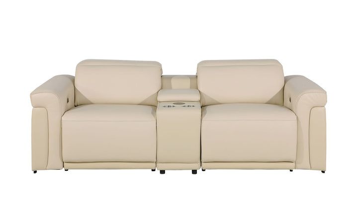1126 - 3-Piece Modular Power Reclining Loveseat In With 2 Power Recliners &amp; Power Headrests