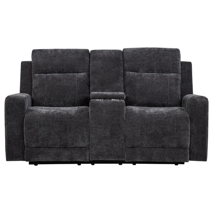 Kennett - Chenille Upholstered Power Reclining Loveseat