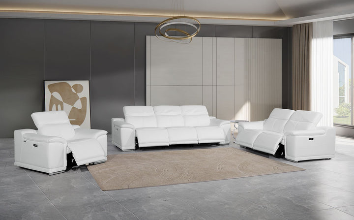 9762 - 6-Piece Modular Power Reclining Sofa, Loveseat And Chair Set With 6 Power Recliners In