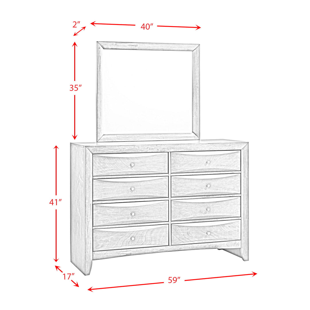 Emily - Dresser & Mirror Set