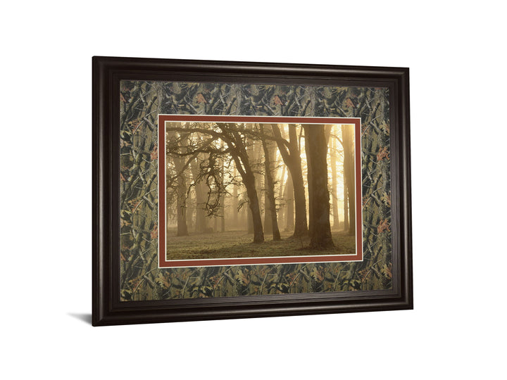 Woodland Sweep By Dennis Frate - Framed Print Wall Art - Light Brown